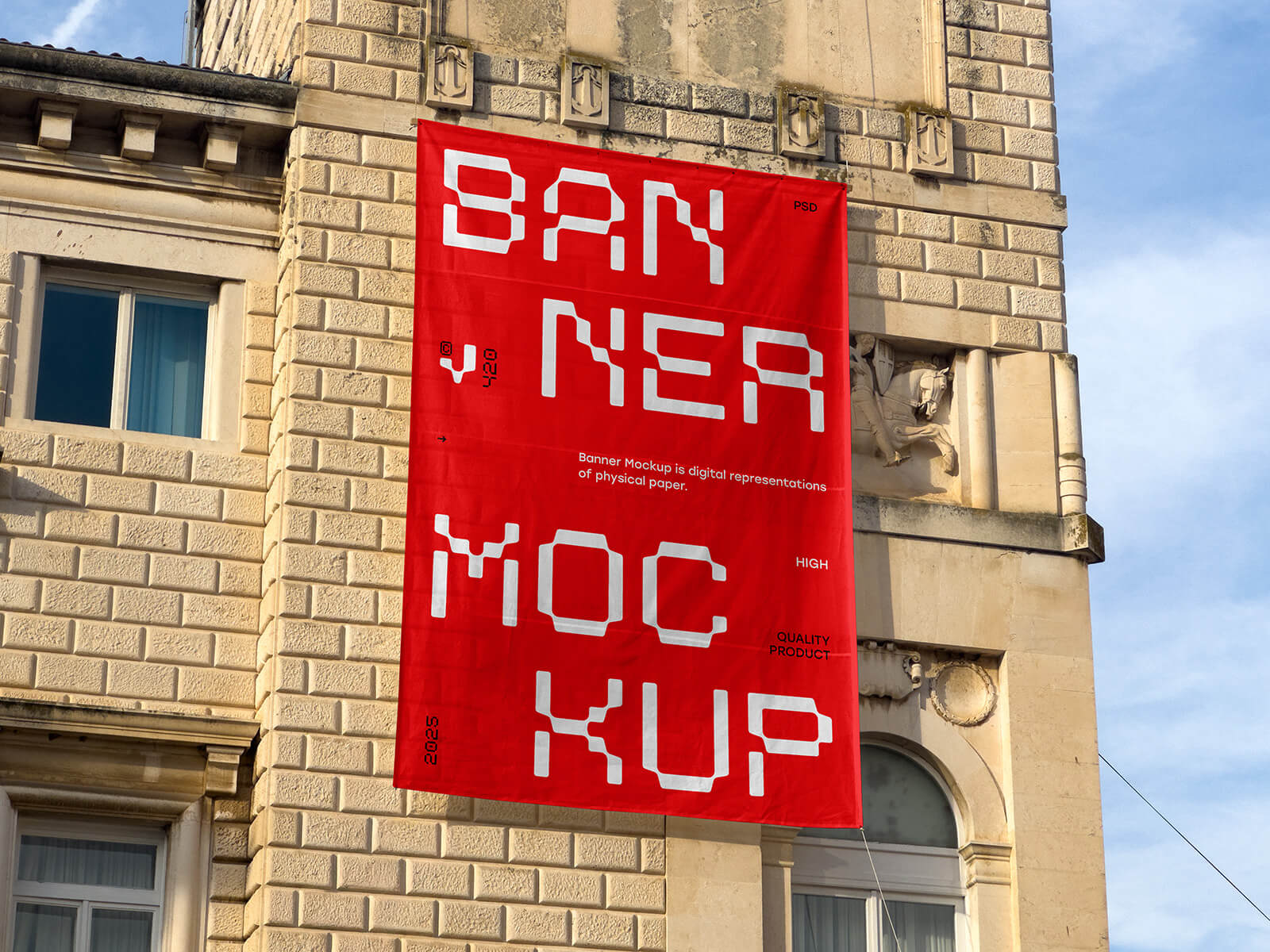 Altbau, großes Banner-Modell