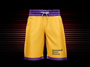 Basketball Jersey Shorts Mockup Set