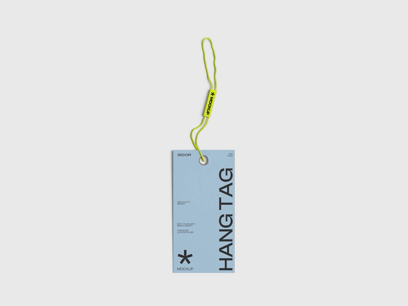 Beautiful Clothing Hang Tag Mockup