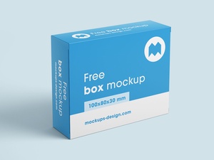 Box Packaging Mockup Set