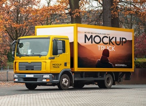 Box Truck Mockup