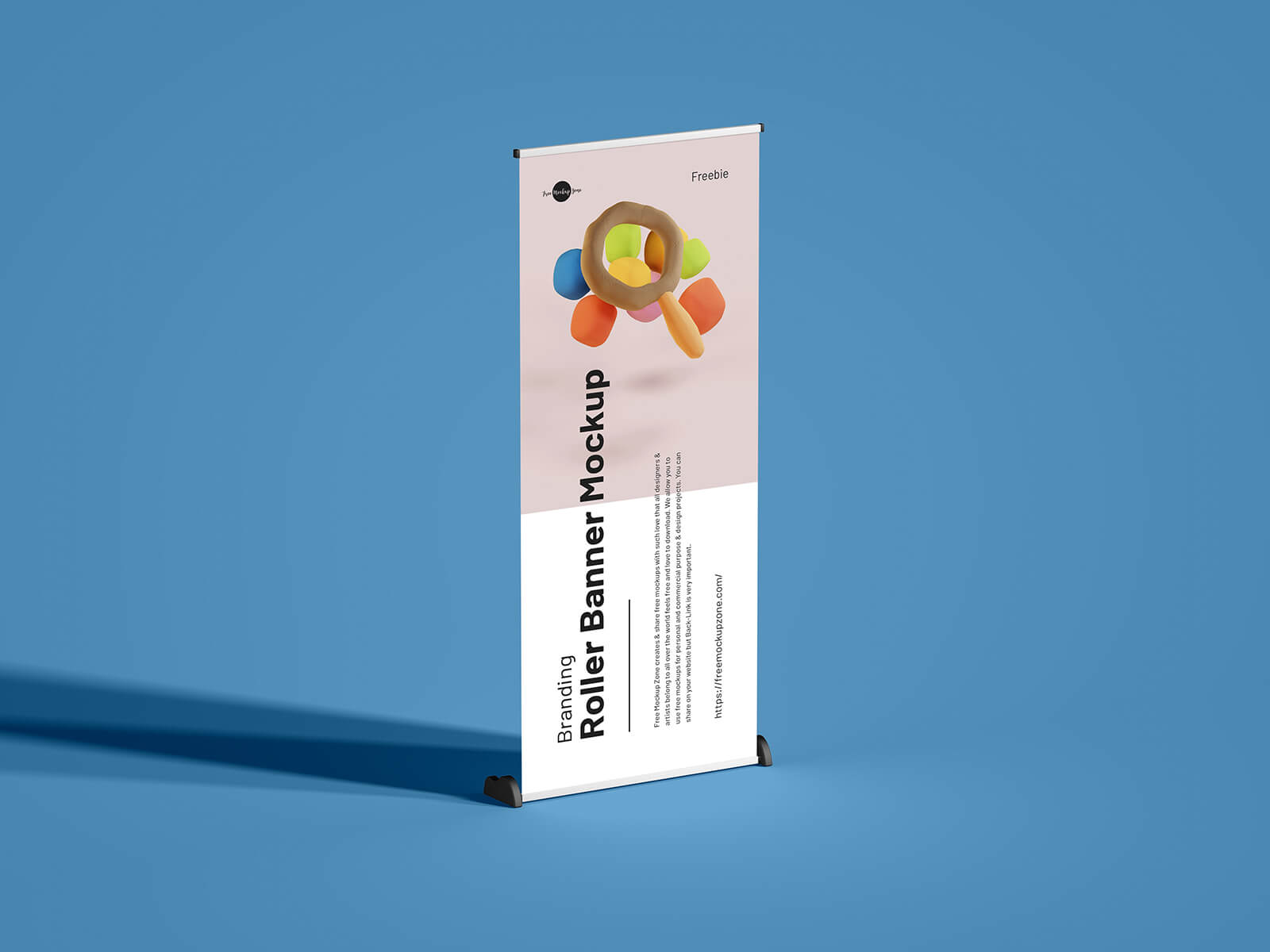 Branding Roller Banner Mockup