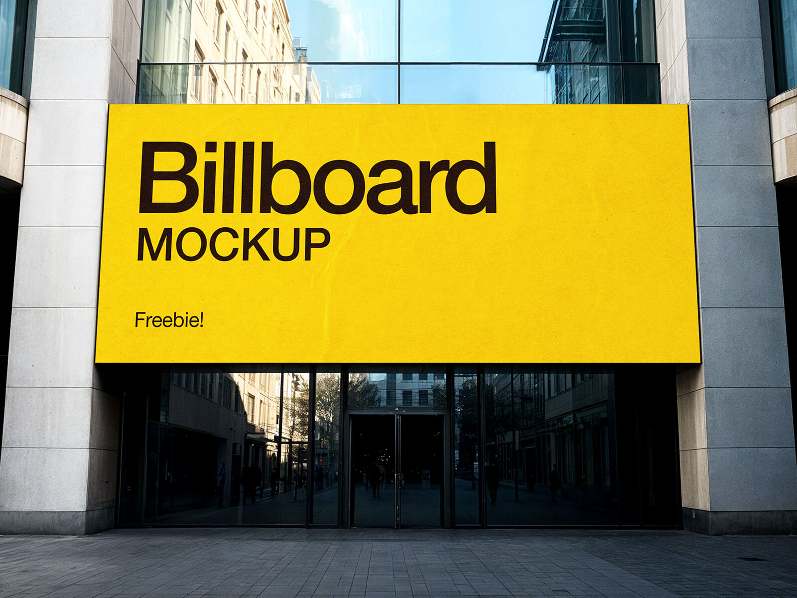 Construire Fascia Billboard Mockup