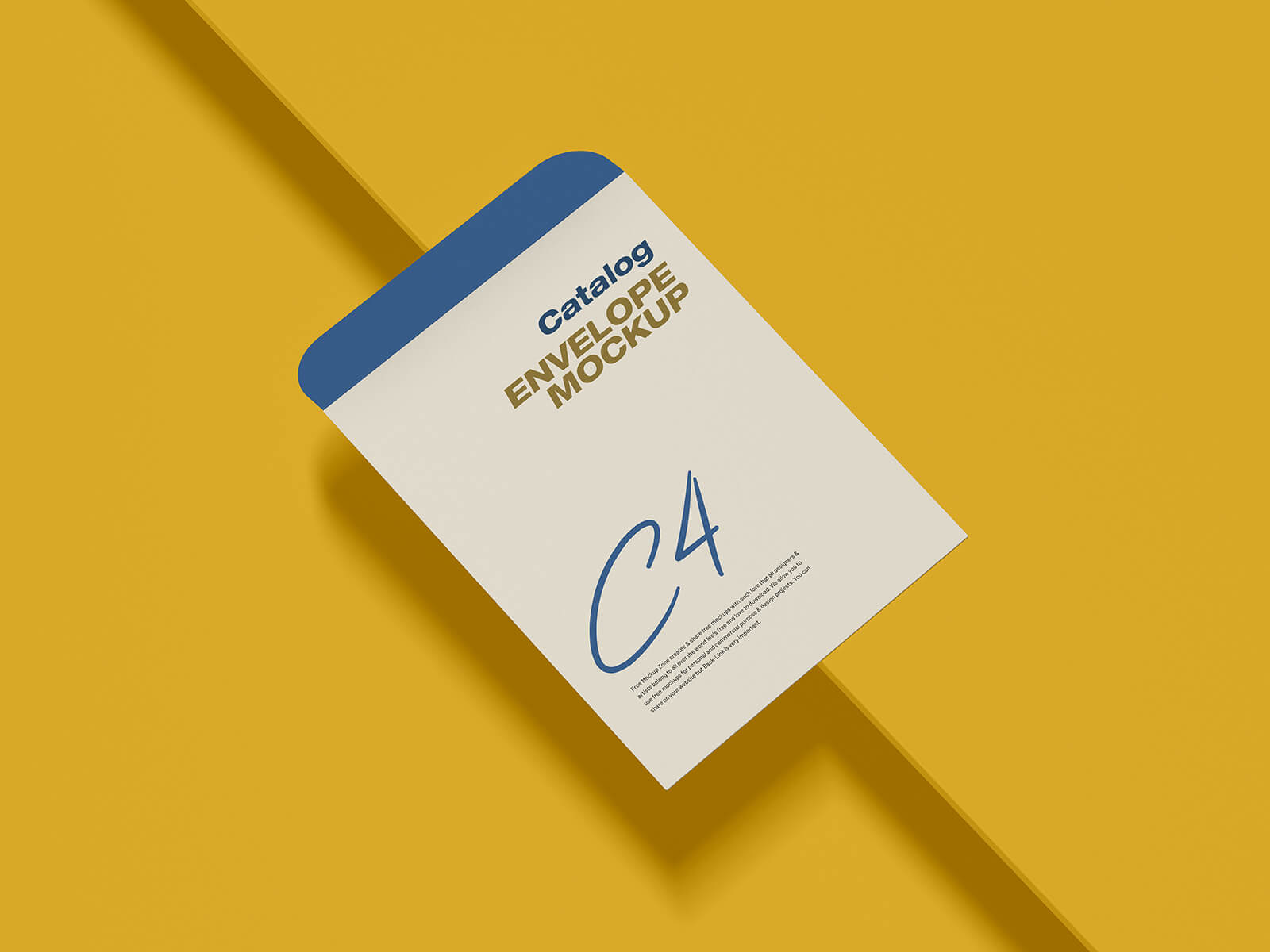 Catalog C4 Envelope Mockup