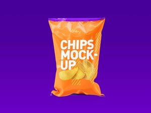 Chips Snack Pack Mockup Set