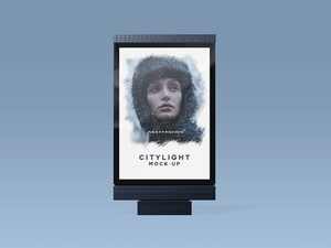 Modellset des Citylight -Posters