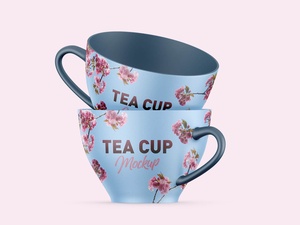 Классический макет чайной чашки