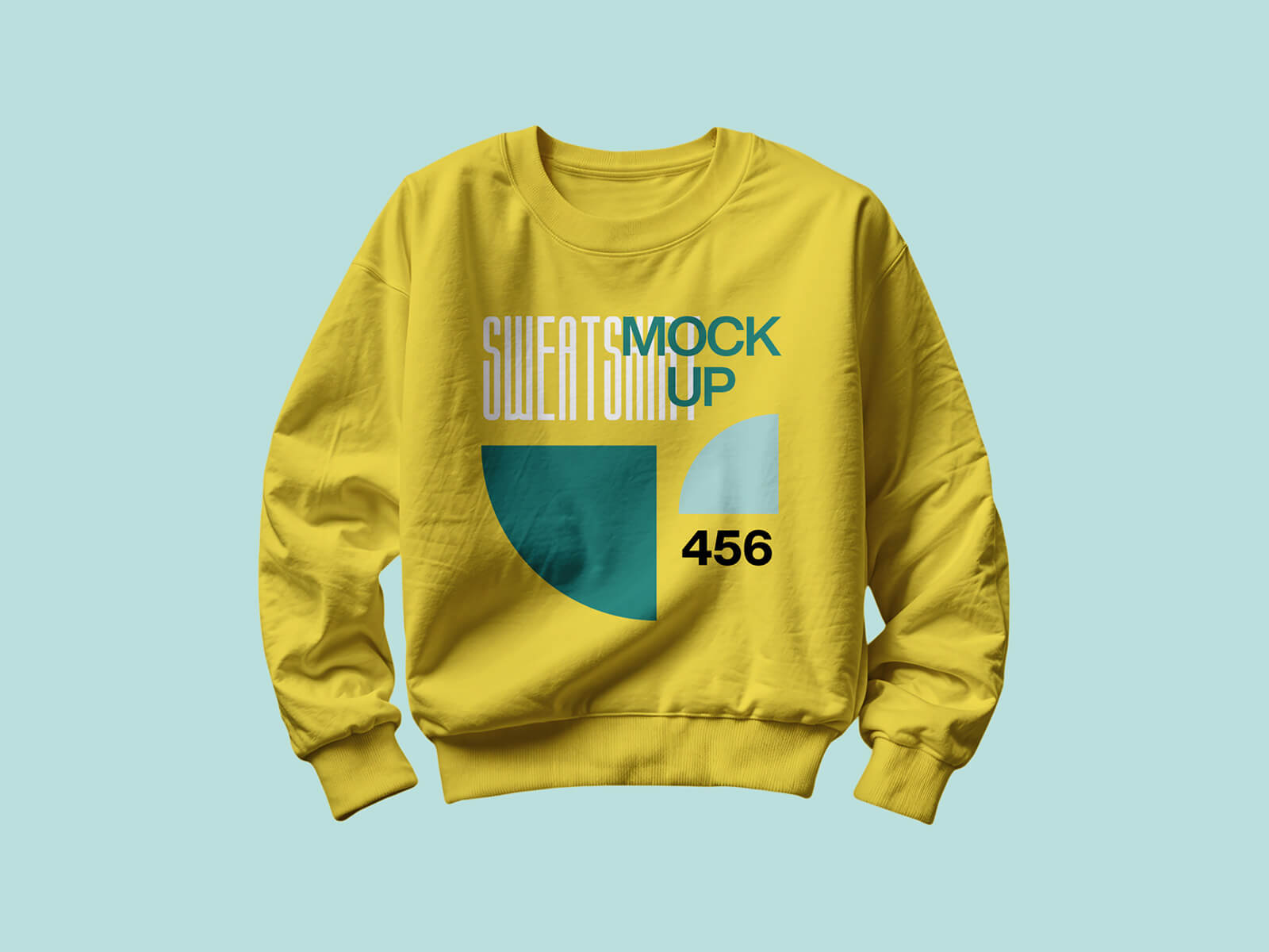 Sauberes Sweatshirt -Mockup -Mockup