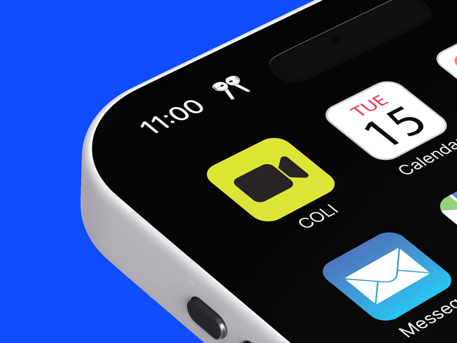 Значок приложения Apple Cloe-up / Mockup логотипа