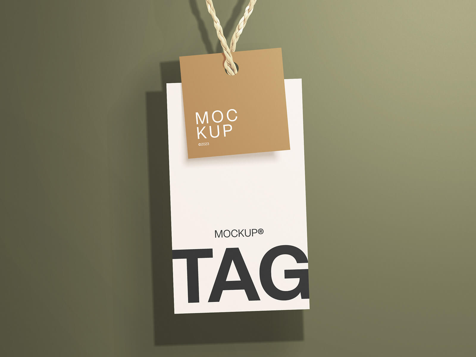 Mockup mit Kleidung hängen