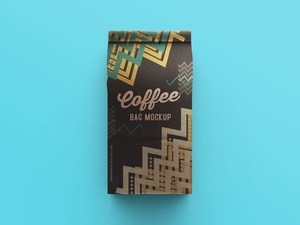 Комплект упаковки пакета кофе