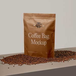 Coffee Bag / Standing Pouch Mockup