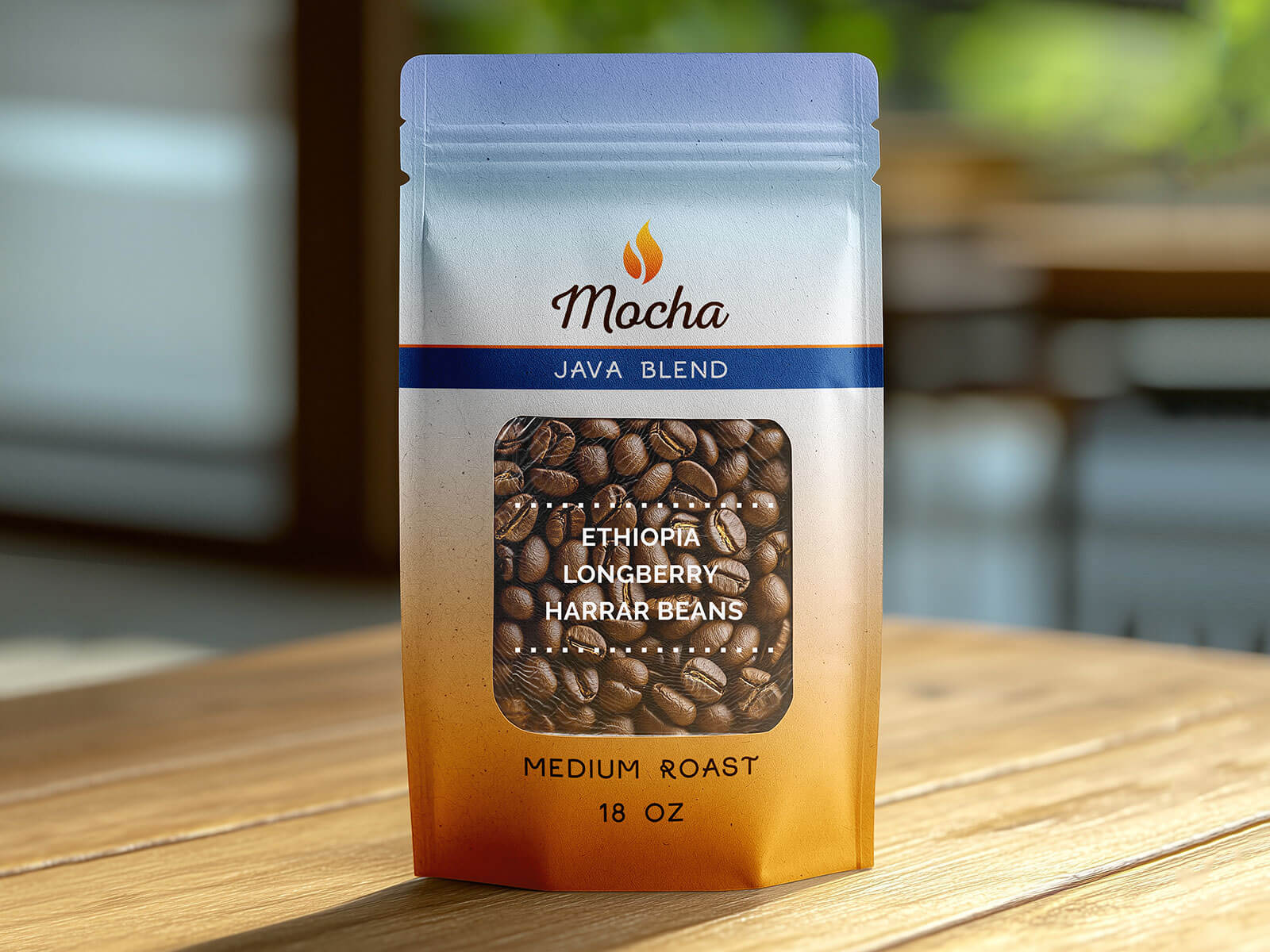 Bolsas de café Bolsa de la ventana/maqueta de bolsas