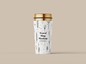 Coffee Travel Mug Mockup