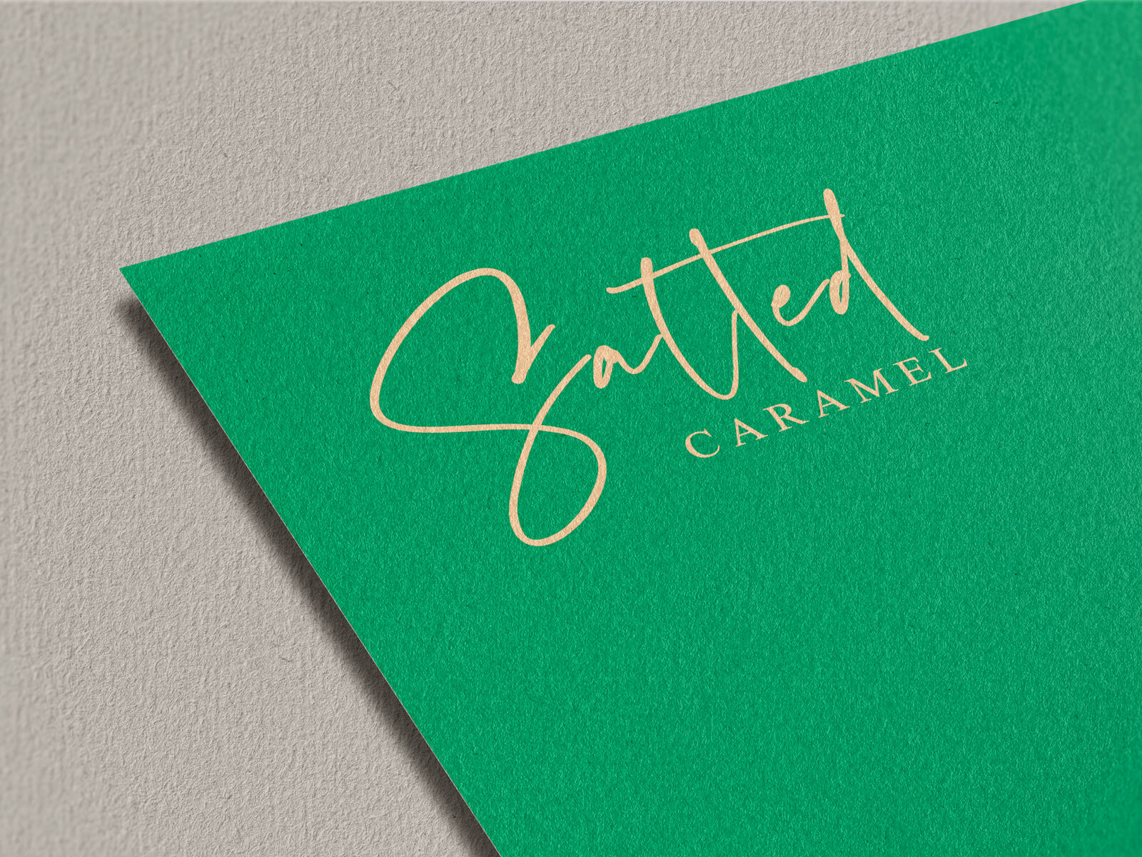 Color Paper Logo Mockup