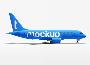Commercial Aircraft / Airplane Mockup