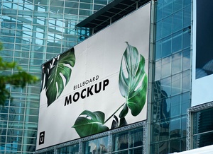 Commercial Building Billboard Mockup