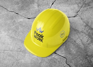 Construction Safety Hard Helmet Hat / Cap Mockup