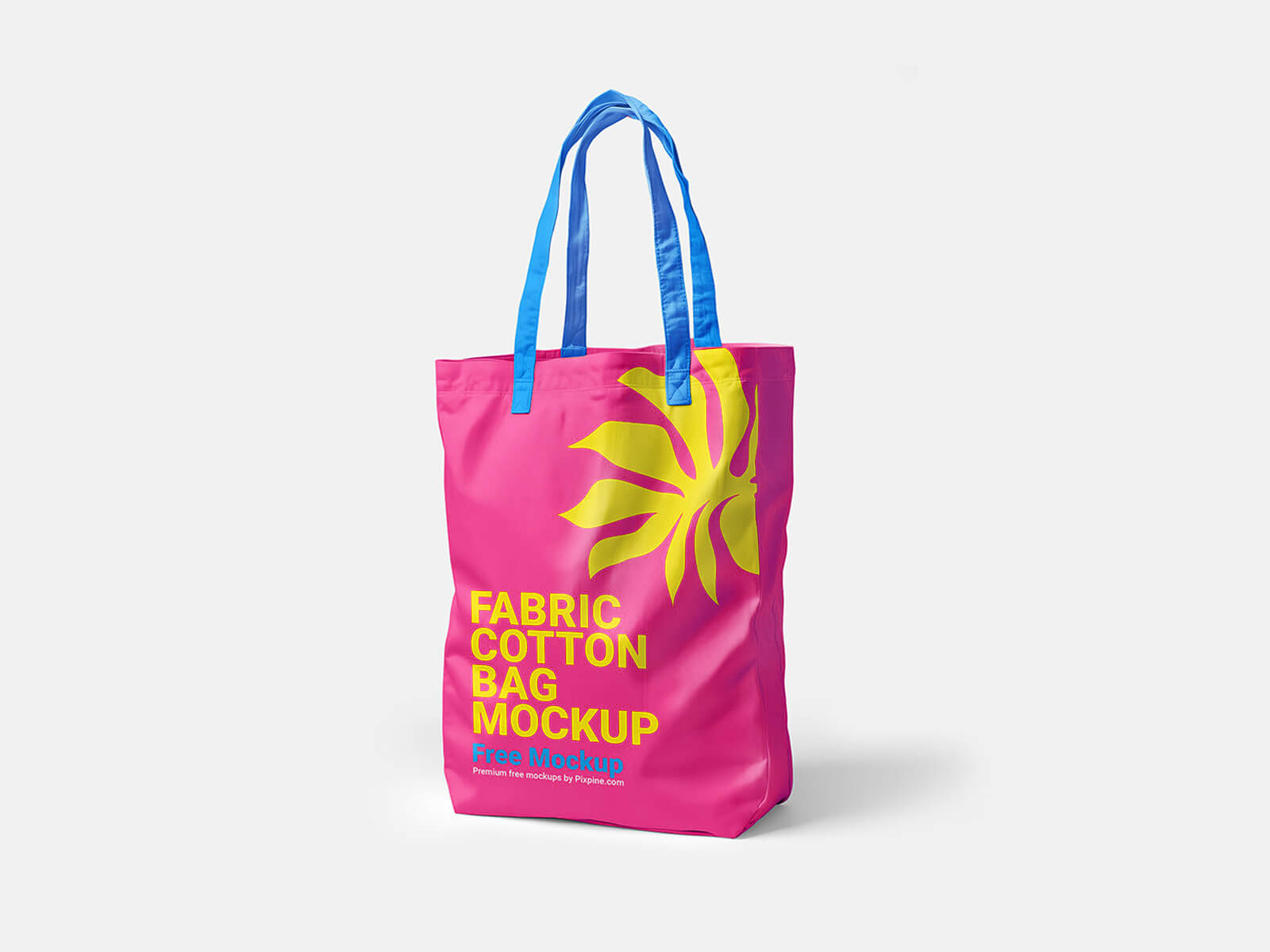 Maqueta de bolsas de compras de tela de algodón