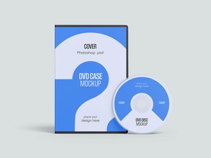 DVD Plastic Case Mockup Set