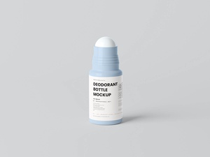 5 Free Deodorant / Moisturizer Rolling Ball Bottle Mockup Files