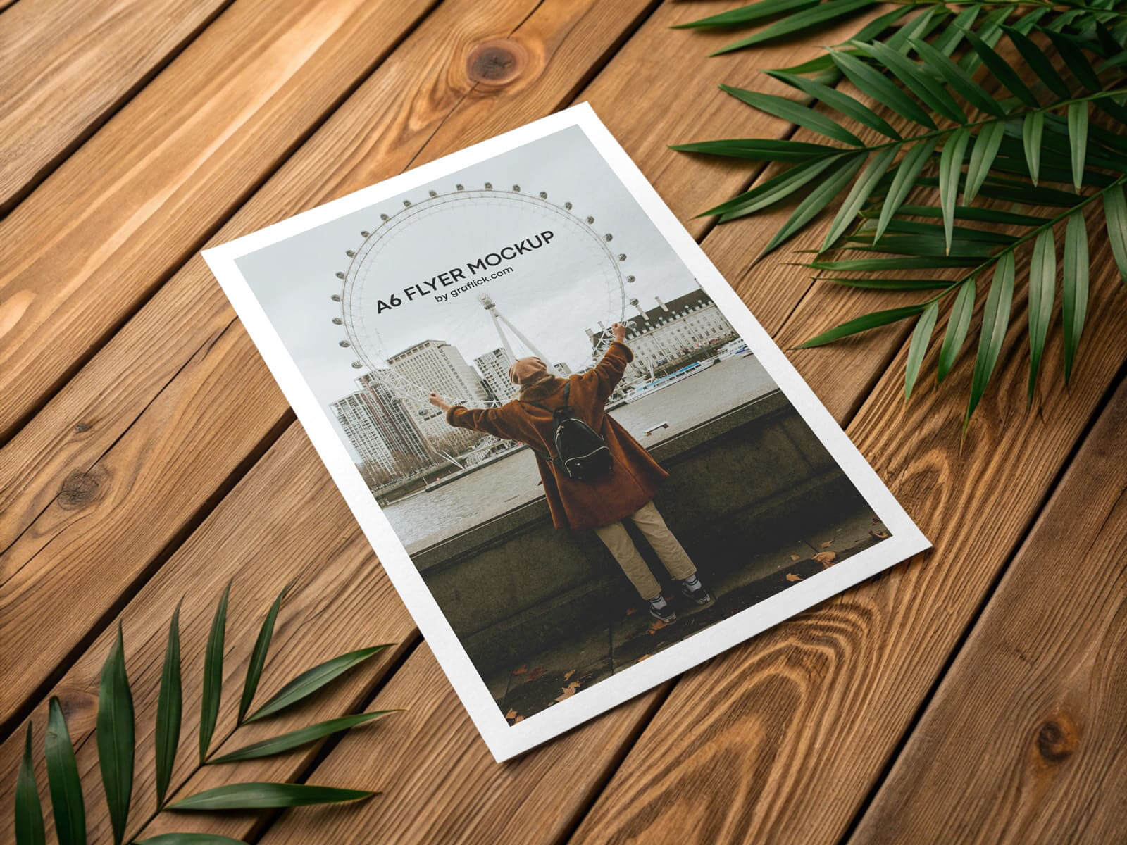 Elegantes A6 Flyer Mockup