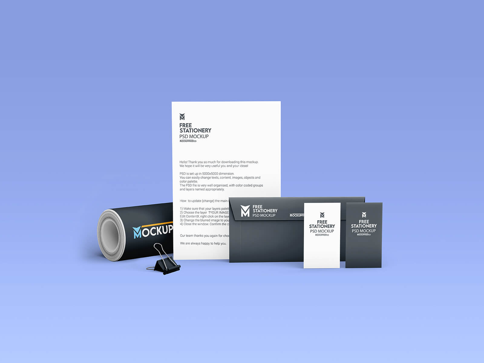 Essential Startup Business Stationery Mockup