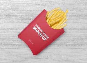 Extra Large French Fries Mockup