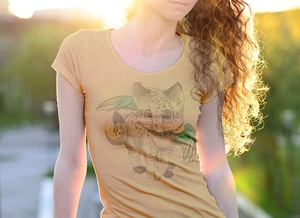 Female T-Shirt Photo Mockup