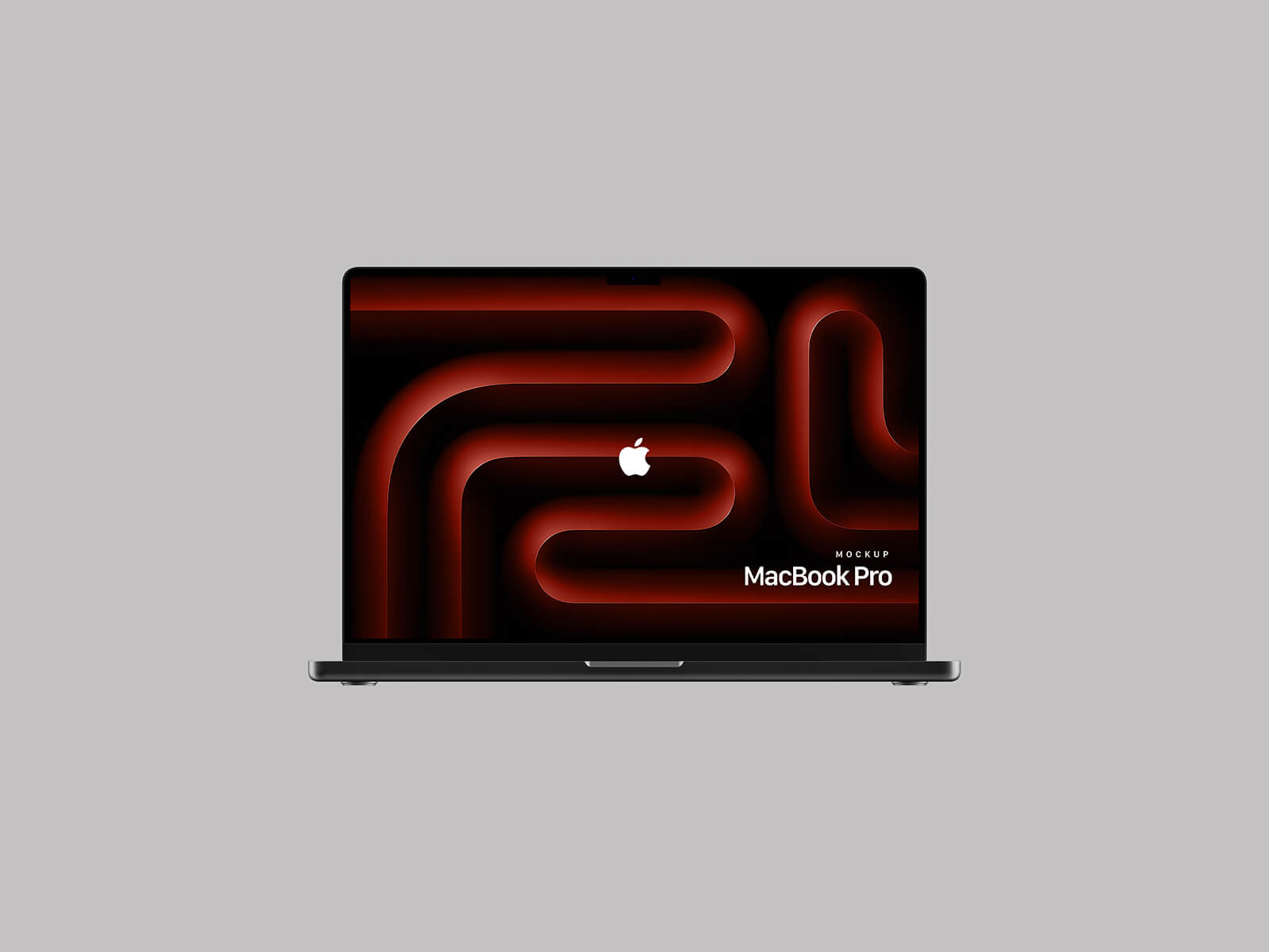 Schwebender M3 MacBook Pro Mockup