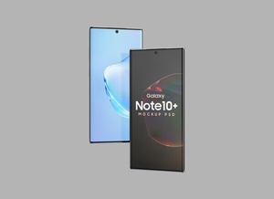 Schwimmendes Samsung Galaxy Note 10 plus Modell
