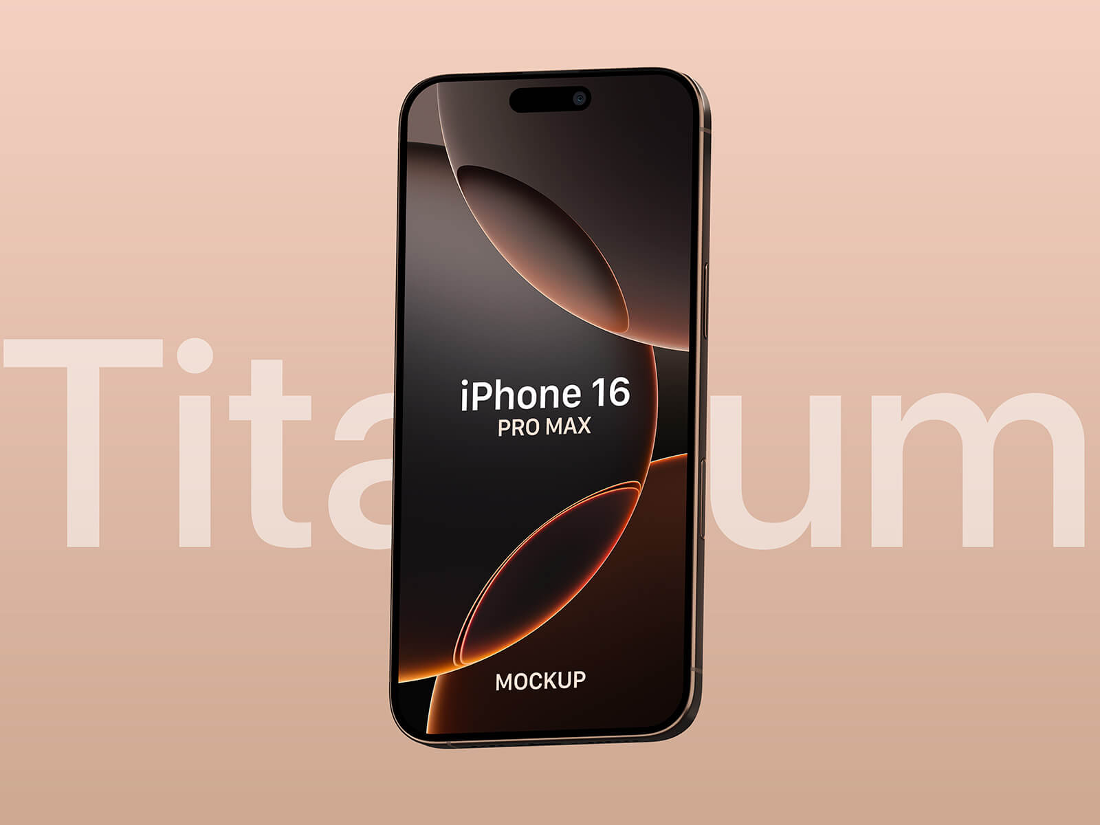 フローティングチタンiPhone 16 Pro Max
