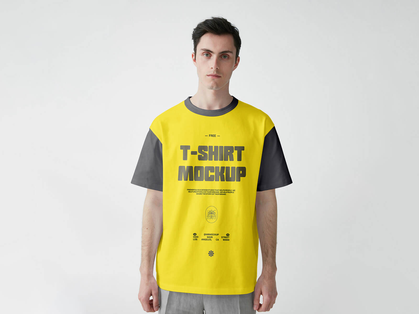 Vue de face T-shirt à manches courtes Made