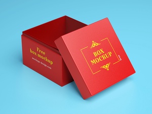 Gift / Storage Box Packaging Mockup