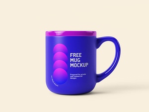 Glossy / Matt Ceramic Mug Mockup