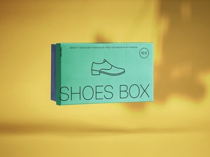 Maqueta de caja de zapatos de gravedad