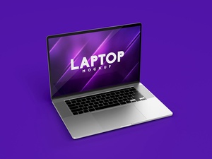 Grey Laptop Mockup Set