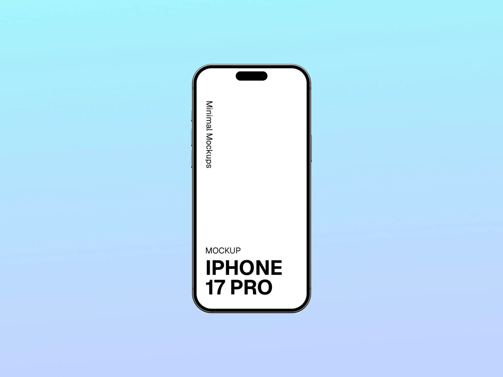 HQ Minimales iPhone 17 Pro Max-Modell