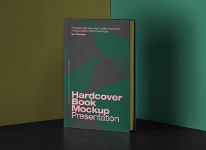 Hardcover Book Mockup Presentation
