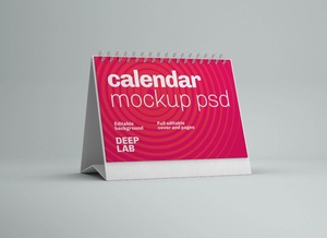 Horizontal, Square & Vertical Desk Calendar 2022 Mockup