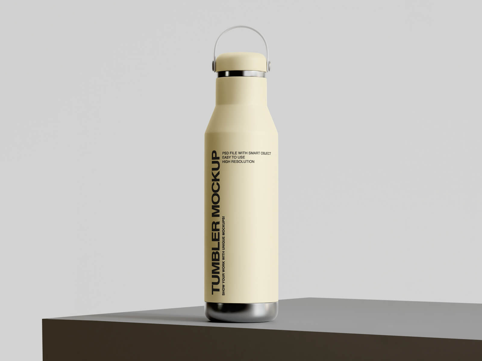 Maqueta de vaso de bebida caliente / fría