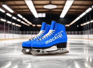 Ice Skating Boots Mockup