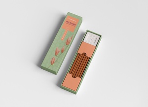 Incense Packaging Box Mockup