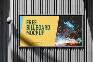 Industrial Billboard Mockup Set