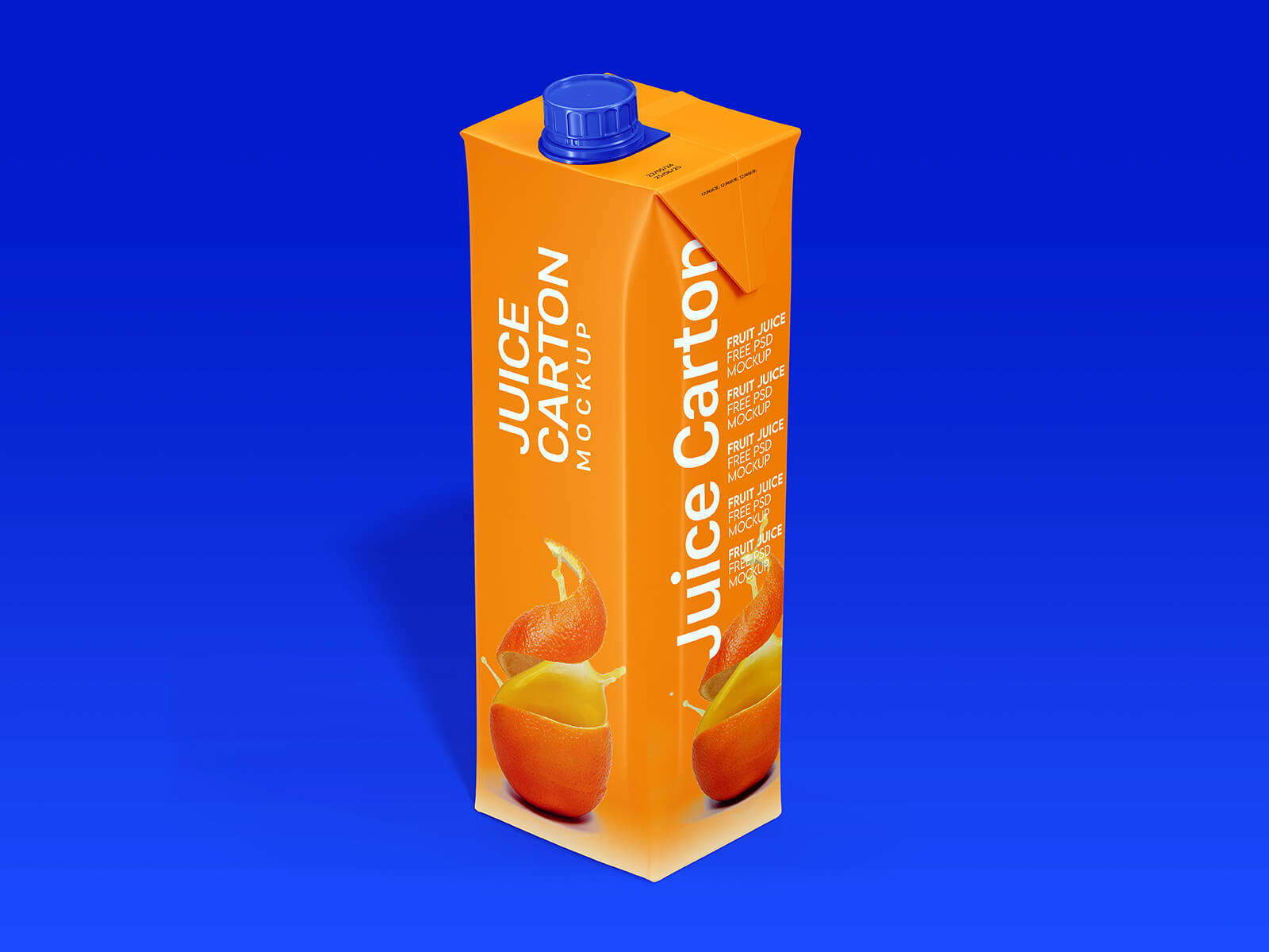 Carton de papier à jus avec ensemble de moquette à capuchon à vis