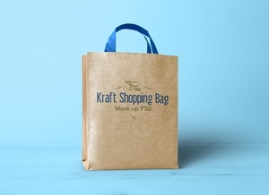 Kraft Paper Shoping Bag Mockup