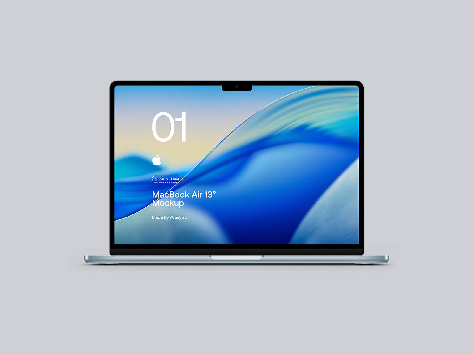 MacBook Air Clay & Vector Mockups & FIG