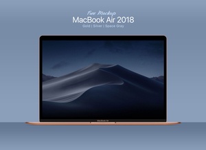 Nuevo Apple MacBook Air 2018 maCkup