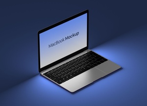 Maqueta de perspectiva de MacBook