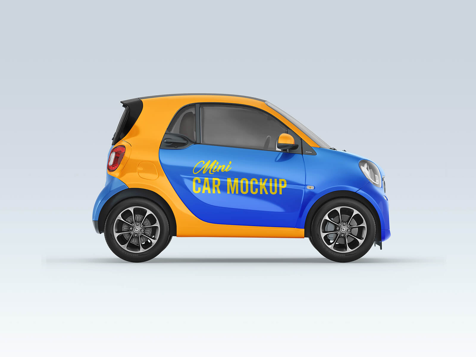 Mini Electric Car Mockup